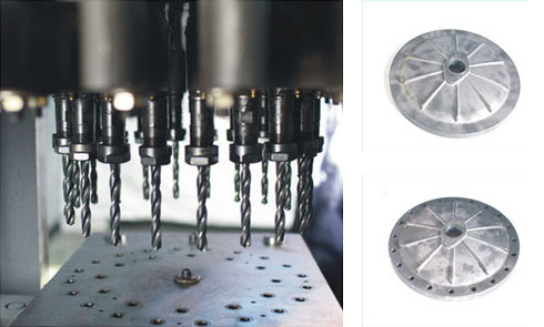 機(jī)床通用性好，實(shí)現(xiàn)不同孔徑、不同孔位、不同孔距的零件加工